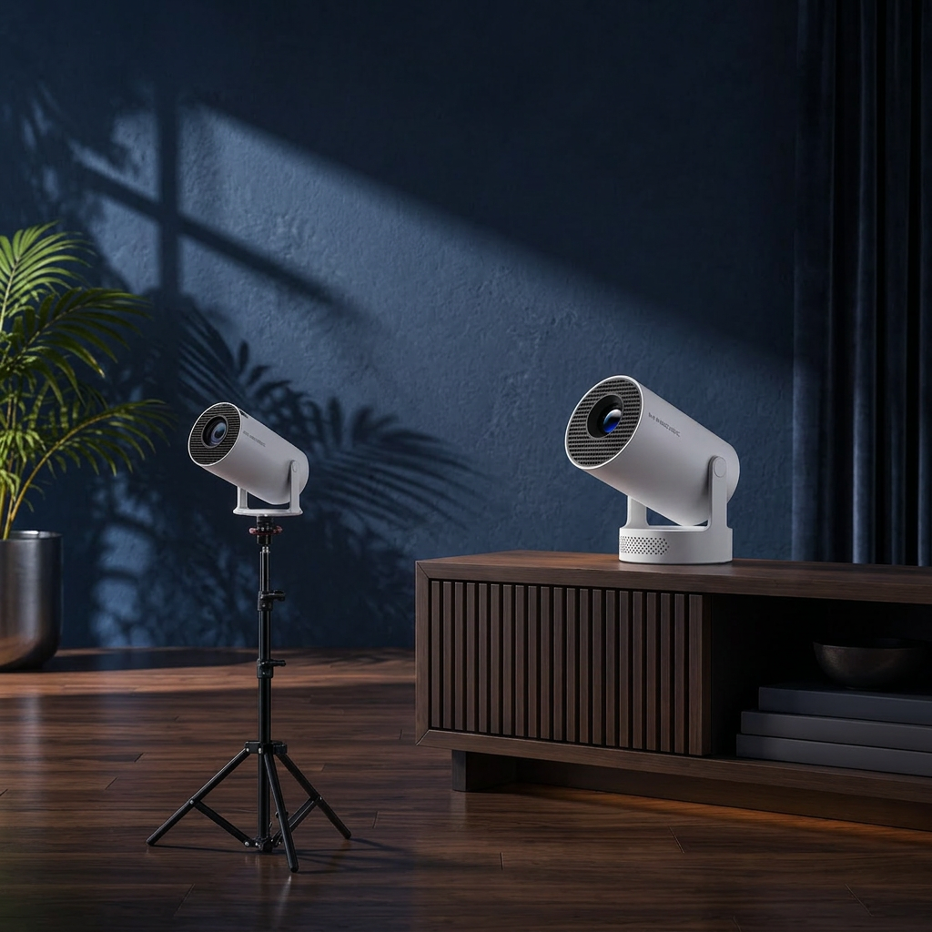 BeamyX Projector + Adjustable Stand