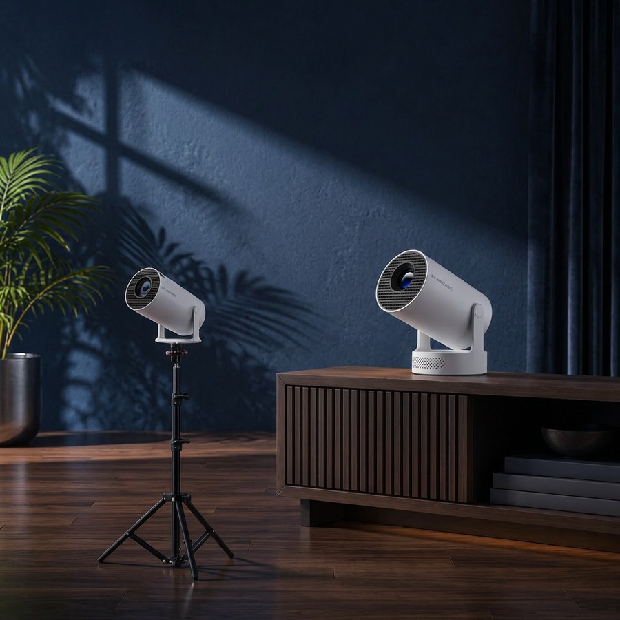 BeamyX Projector + Adjustable Stand
