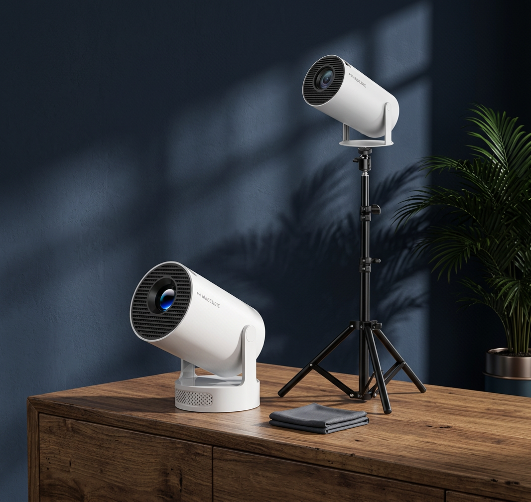 Complete Kit — Projector + Stand + Cleaning Cloth